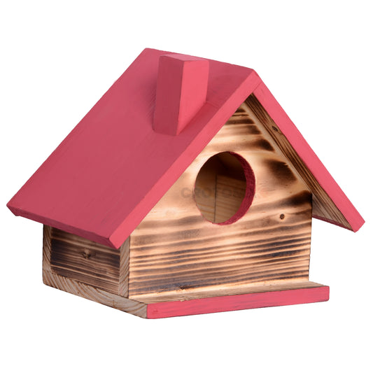 Bird House  Wooden Nest Box ~ Walnut 🪺 🐣