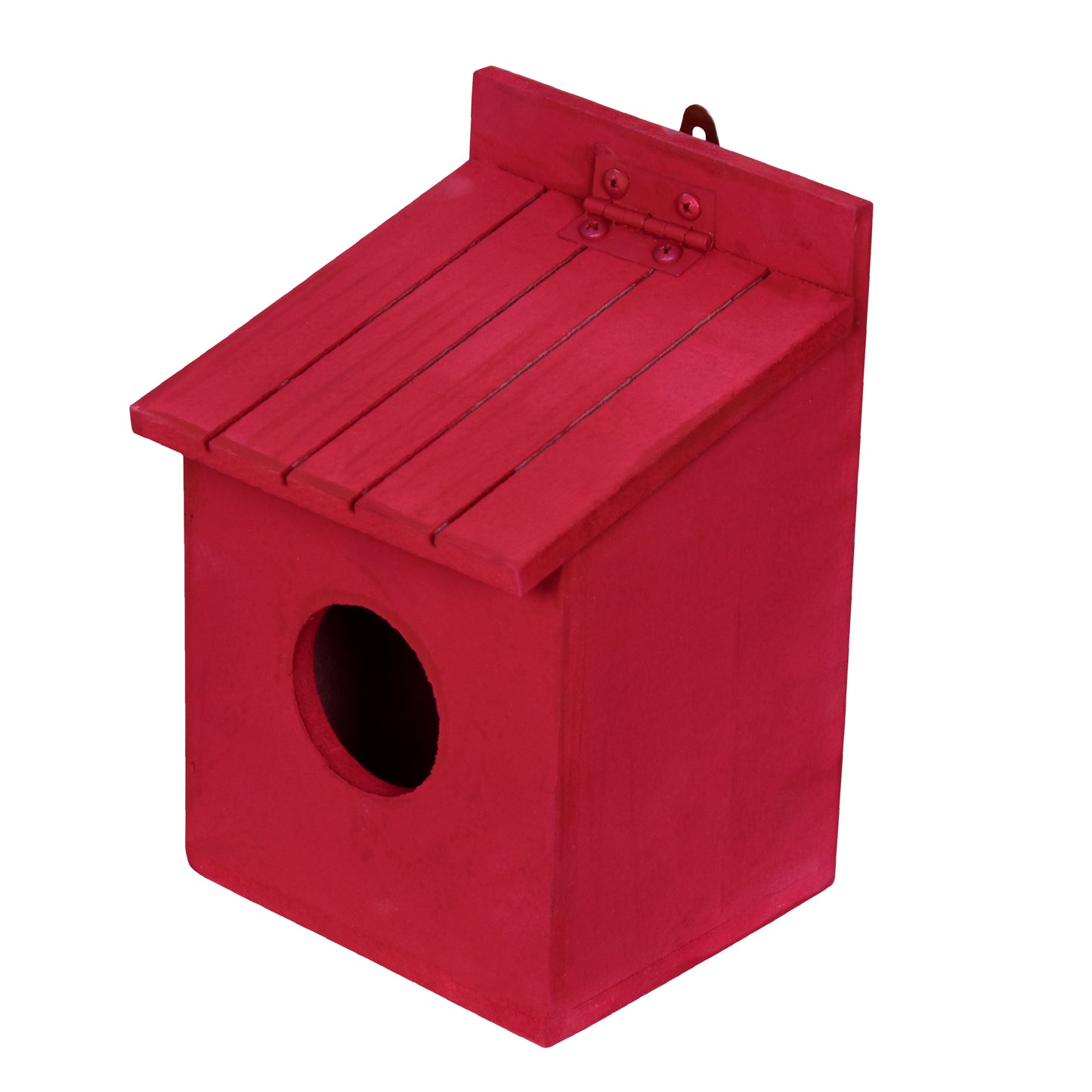 Openable Red - Bird House Wooden